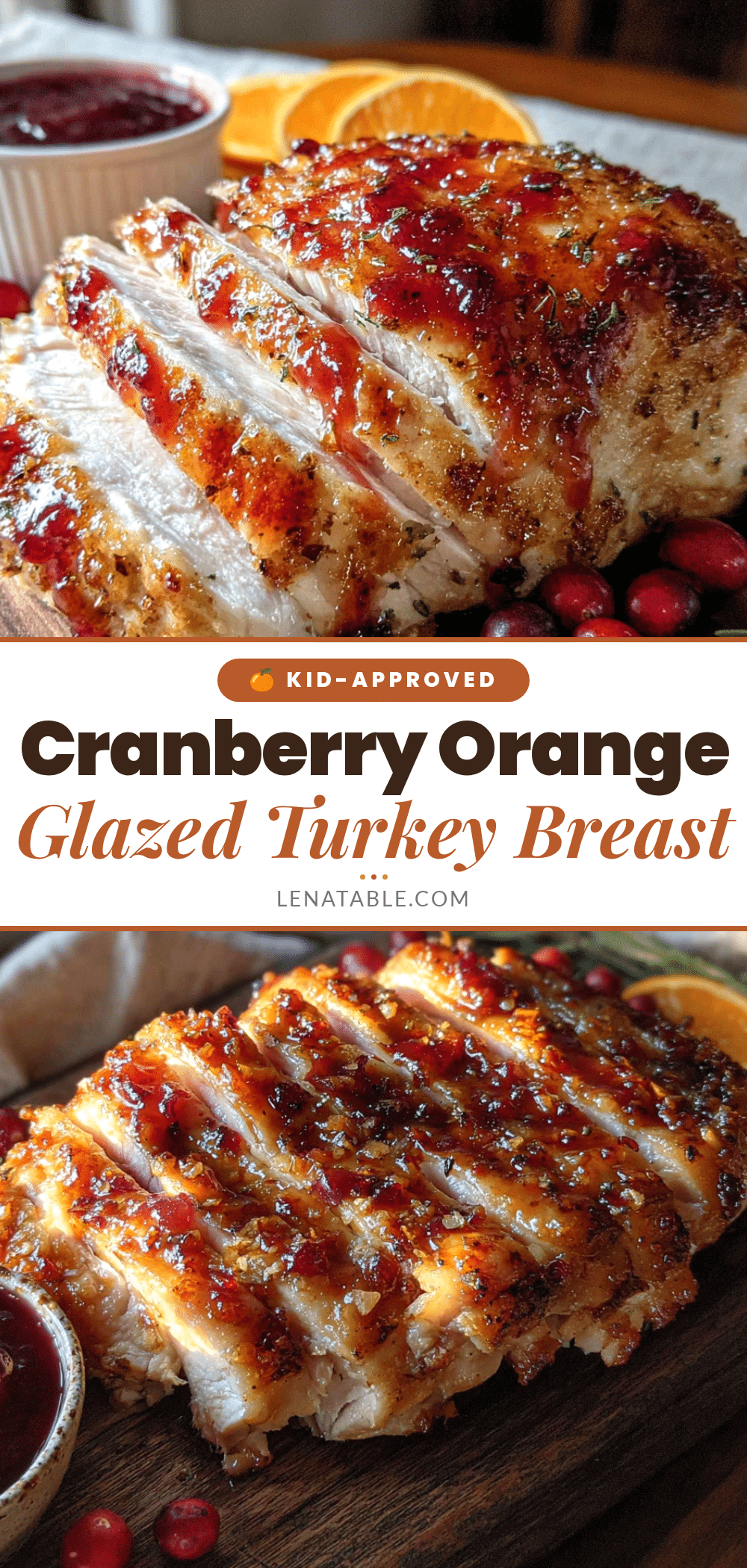 cranberry orange glazed turkey breast recipe