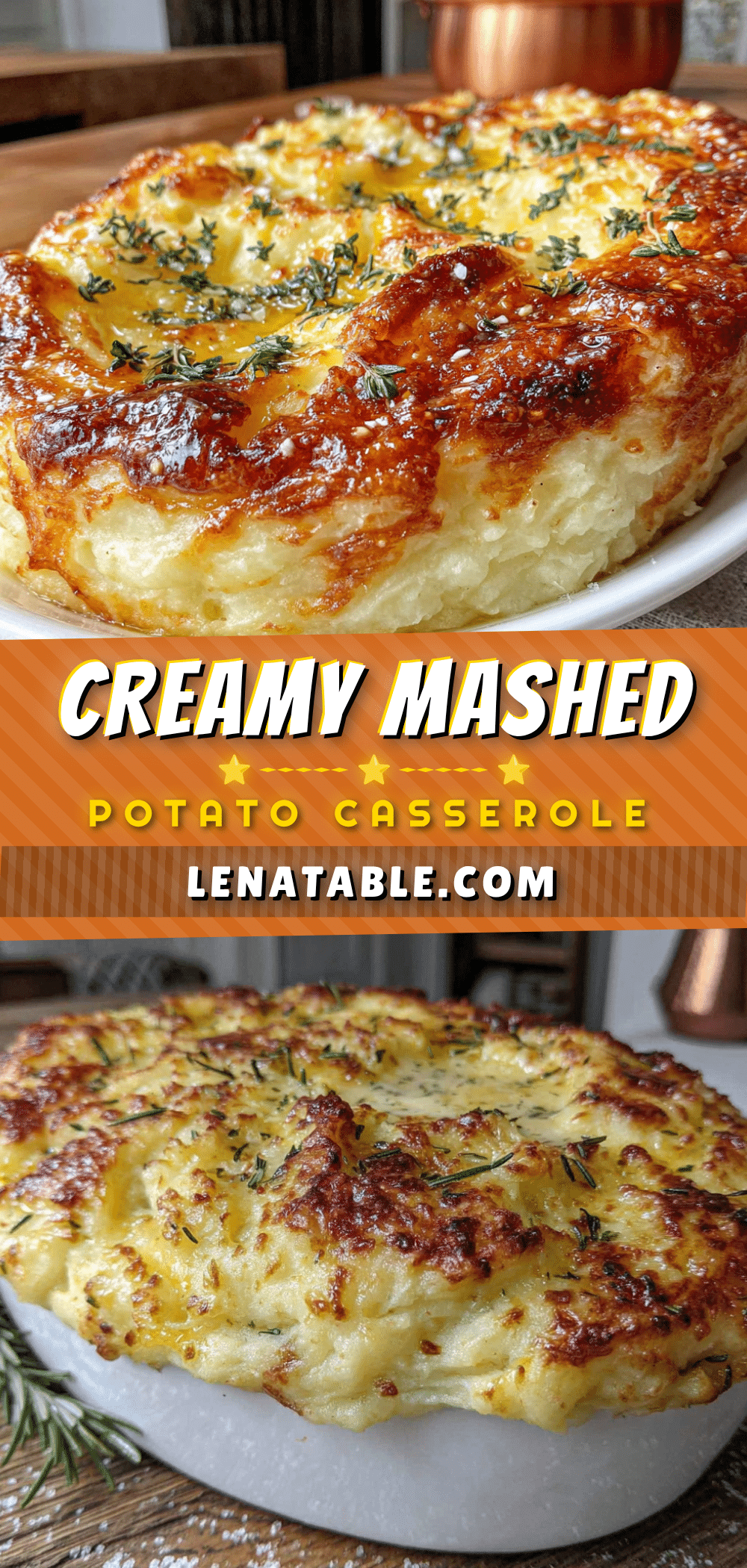 creamy make-ahead mashed potato casserole recipe
