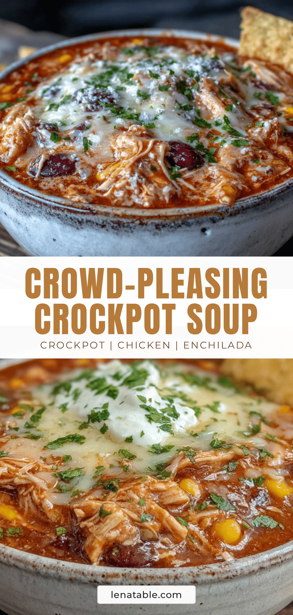 crockpot chicken enchilada soup recipe