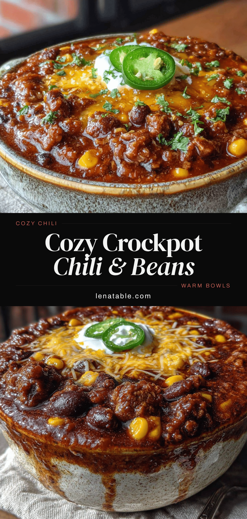 crockpot chili with black beans and corn recipe