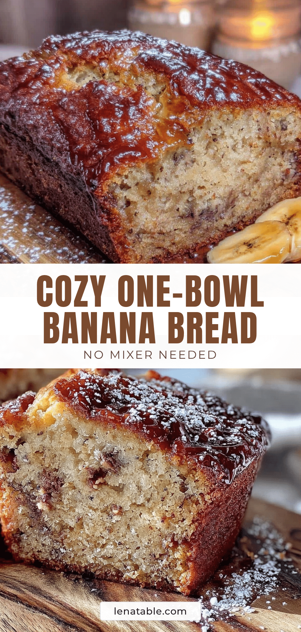 easy one-bowl banana bread recipe