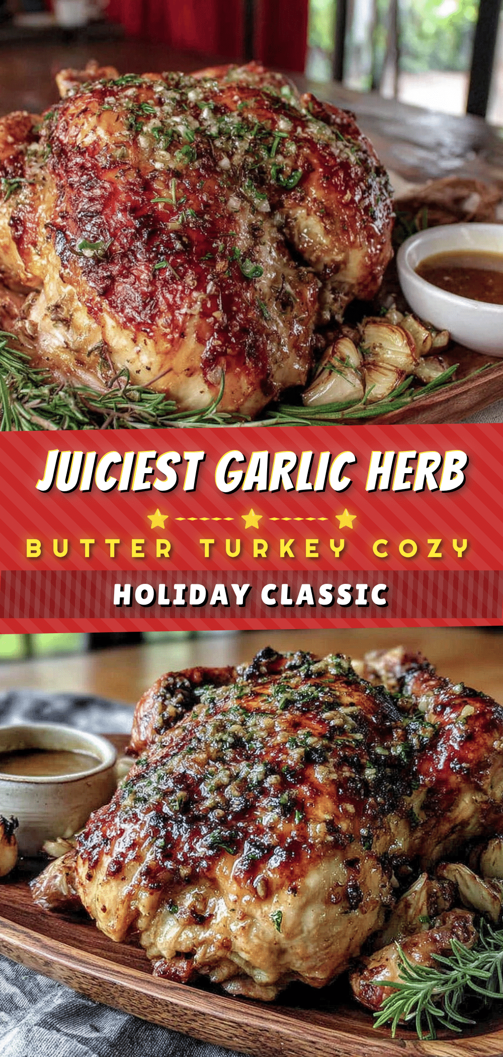 garlic herb butter turkey recipe