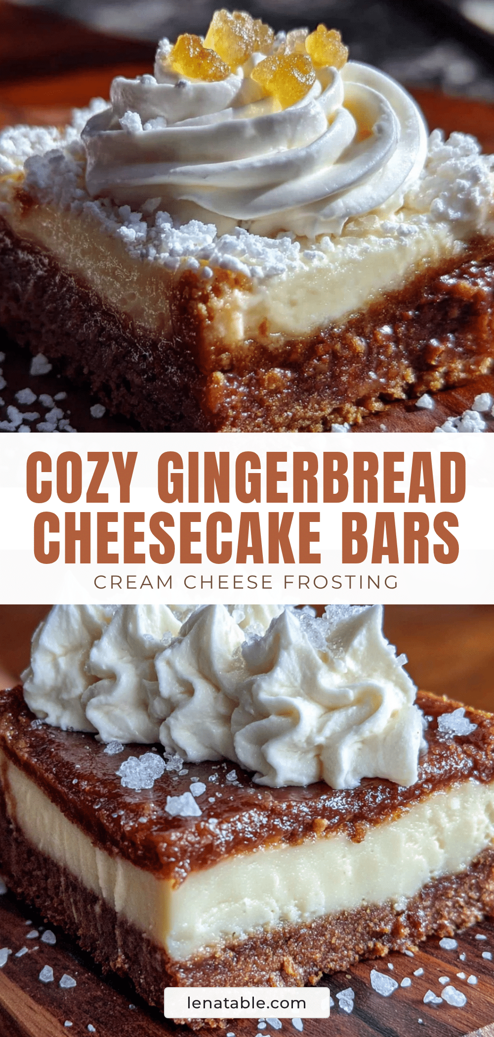 gingerbread cheesecake bars recipe