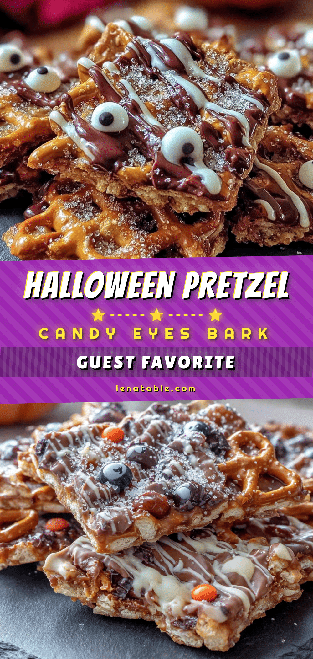 halloween pretzel bark recipe