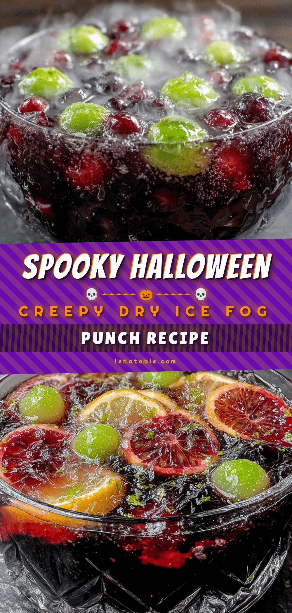 Halloween punch with dry ice fog recipe