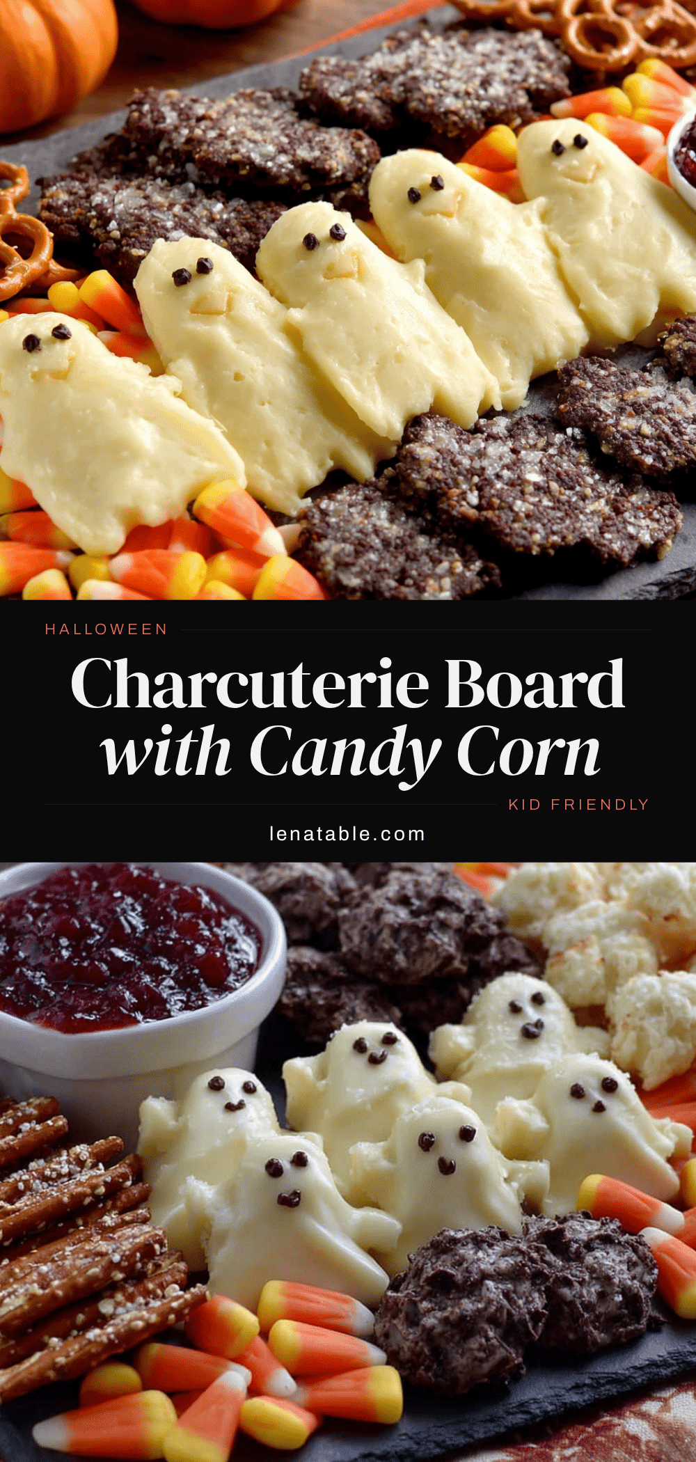 kid-friendly Halloween charcuterie board recipe