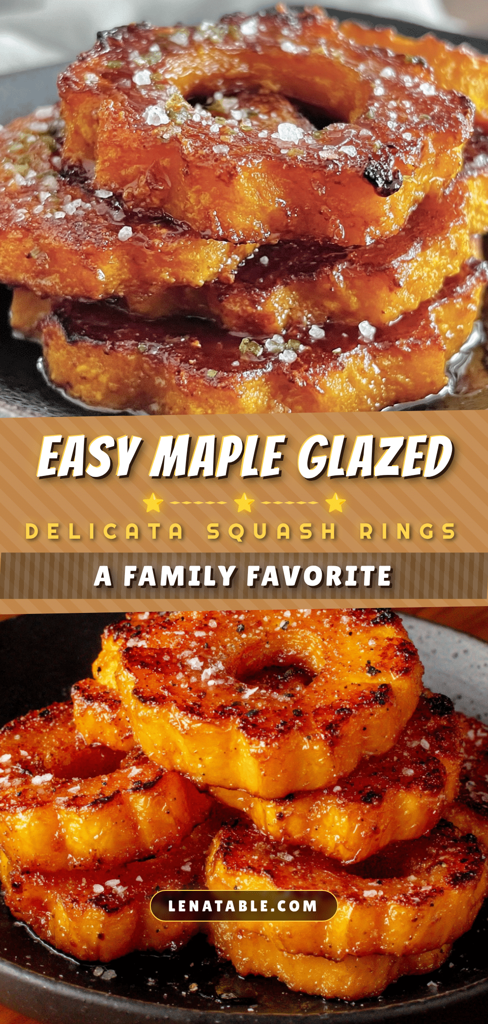 maple glazed delicata squash rings recipe