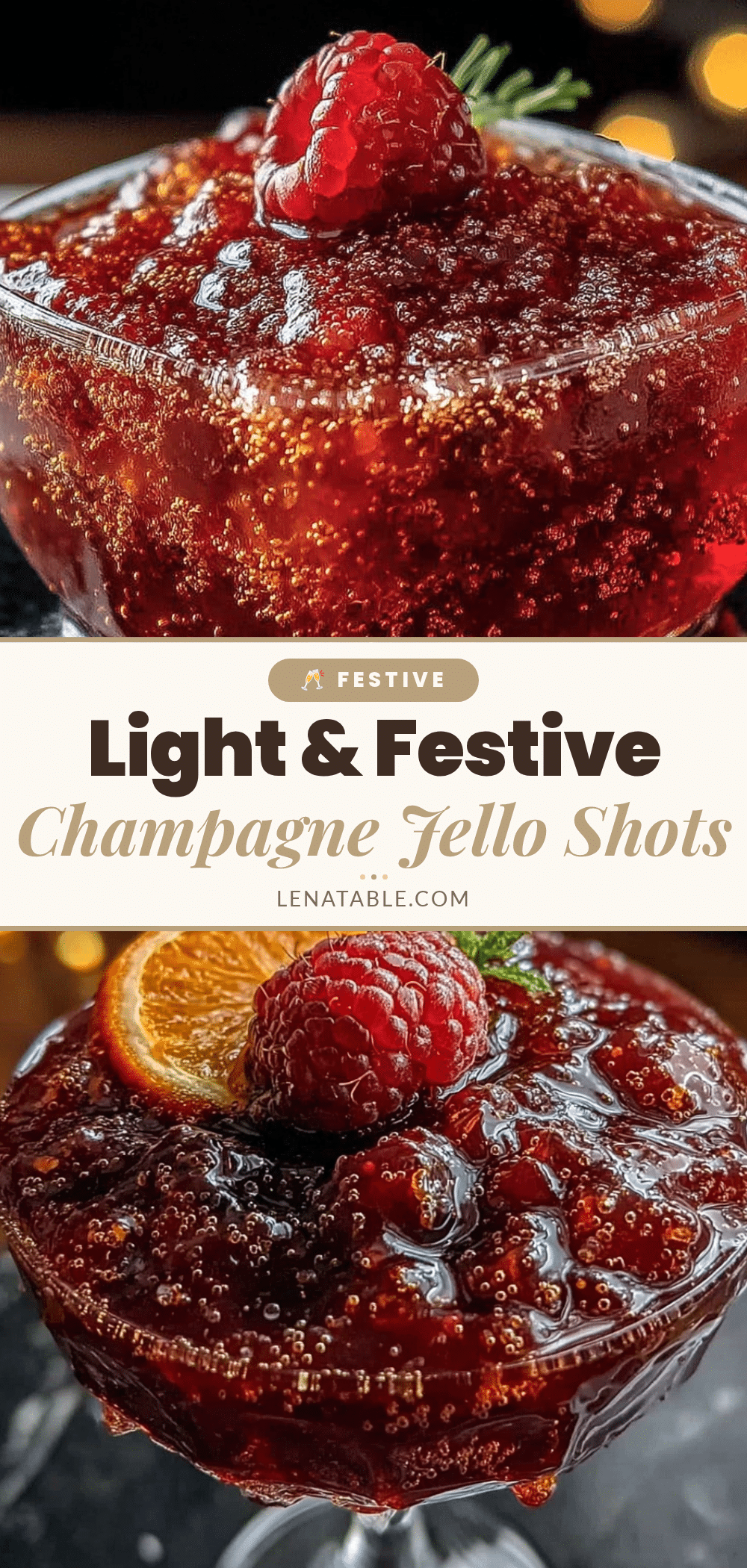 Non-Alcoholic Champagne Jello Shots recipe