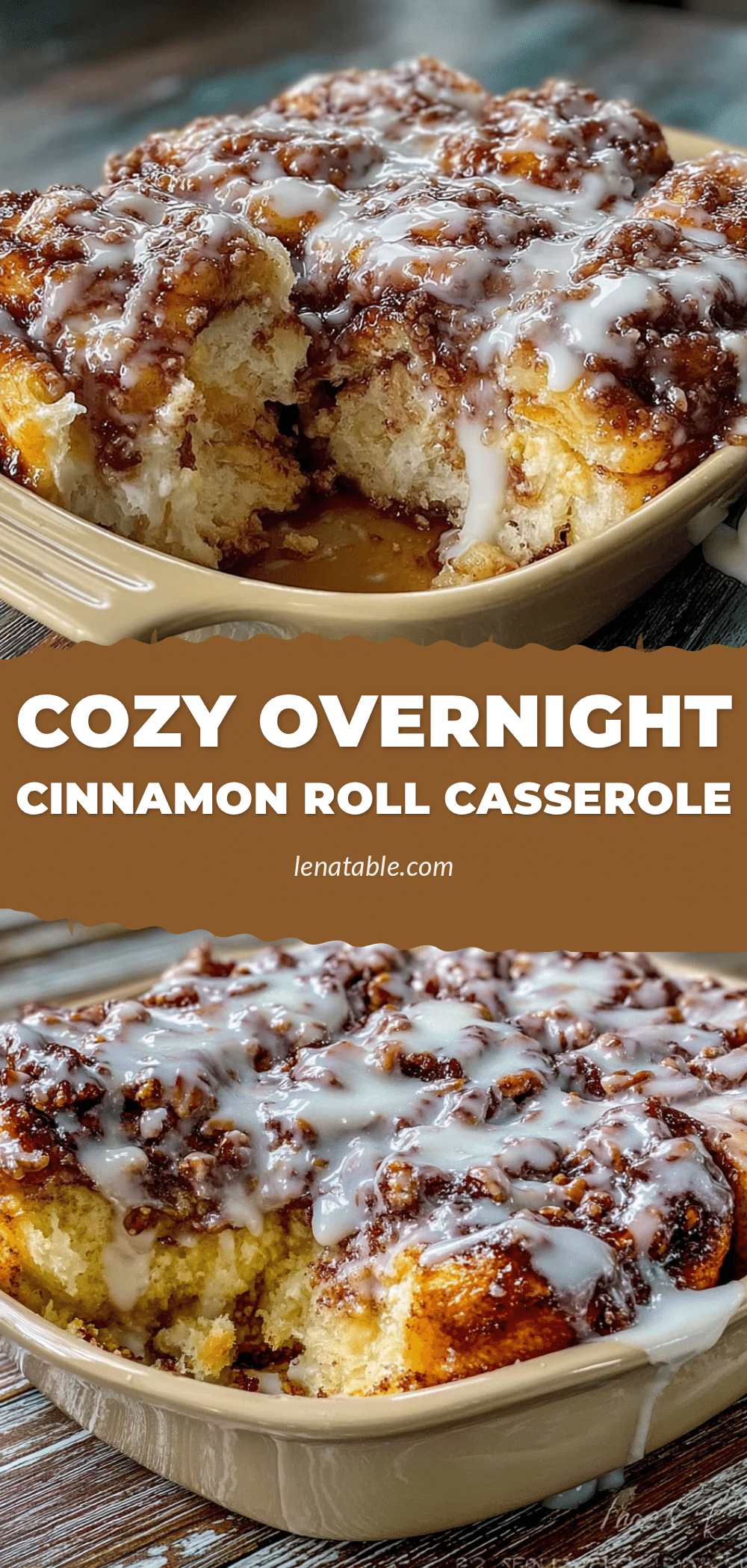 overnight cinnamon roll casserole recipe