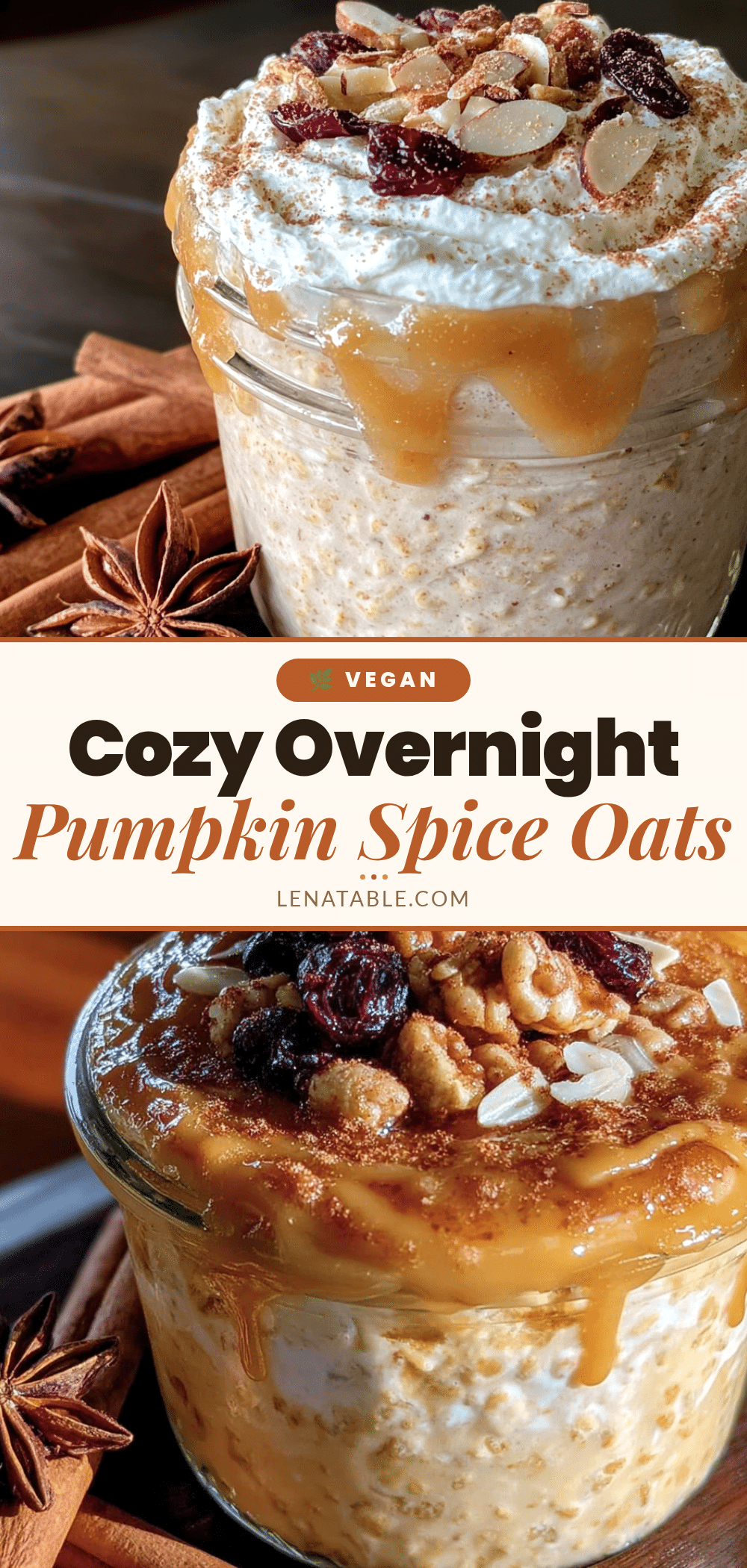 overnight pumpkin spice oats recipe