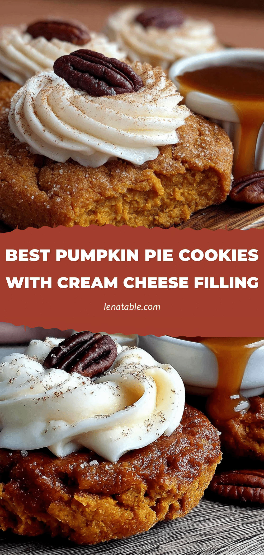 pumpkin pie cookies with cream cheese filling recipe