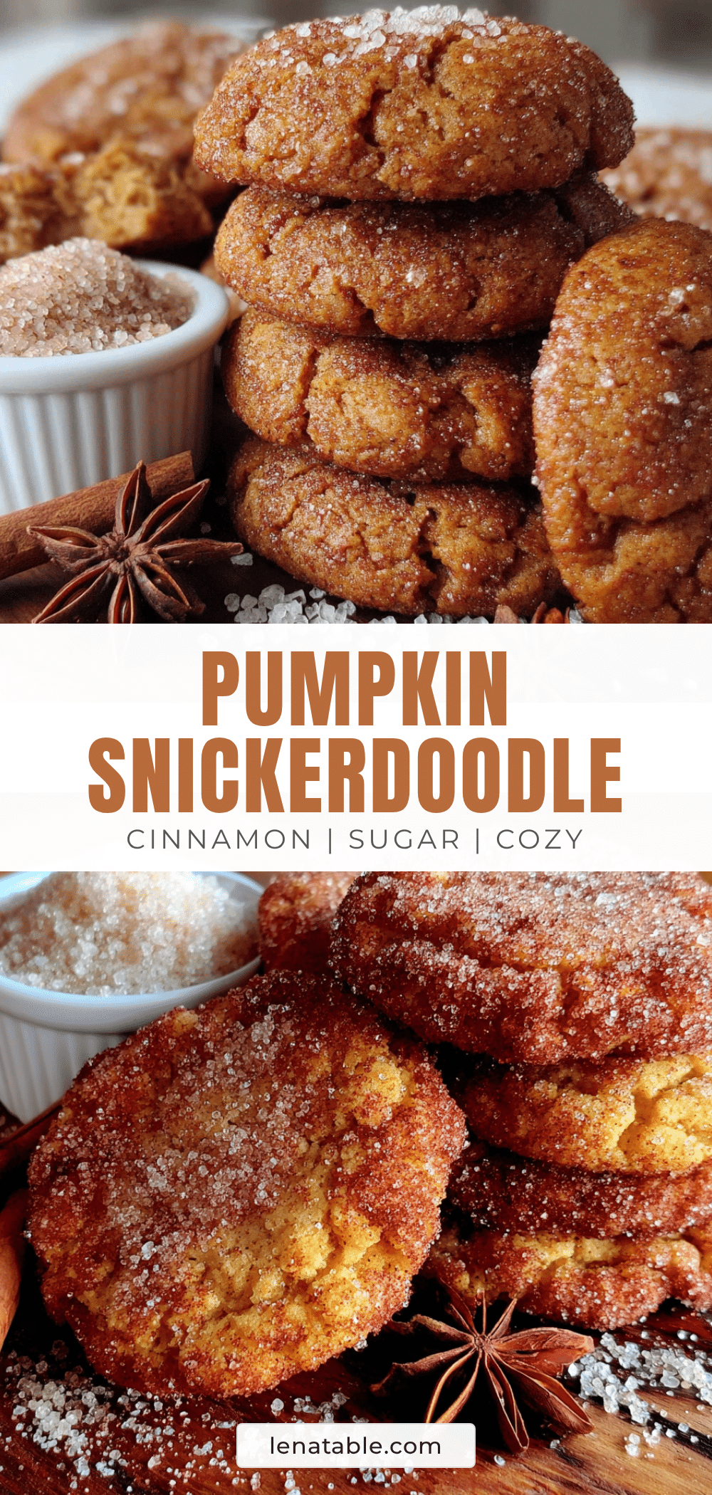 pumpkin snickerdoodle cookies recipe