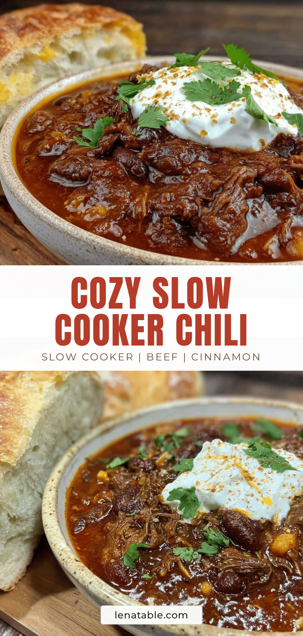 slow cooker beef chili with dark chocolate and cinnamon recipe