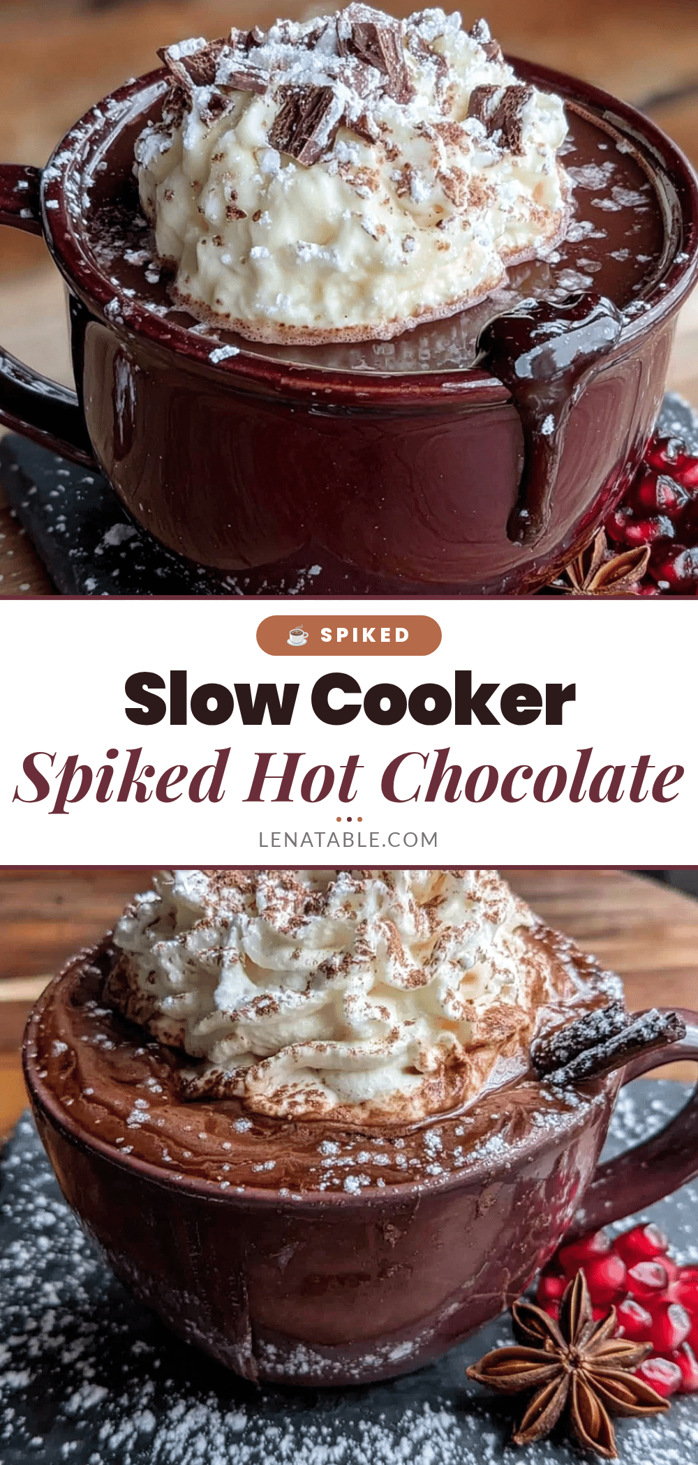 slow cooker spiked hot chocolate recipe