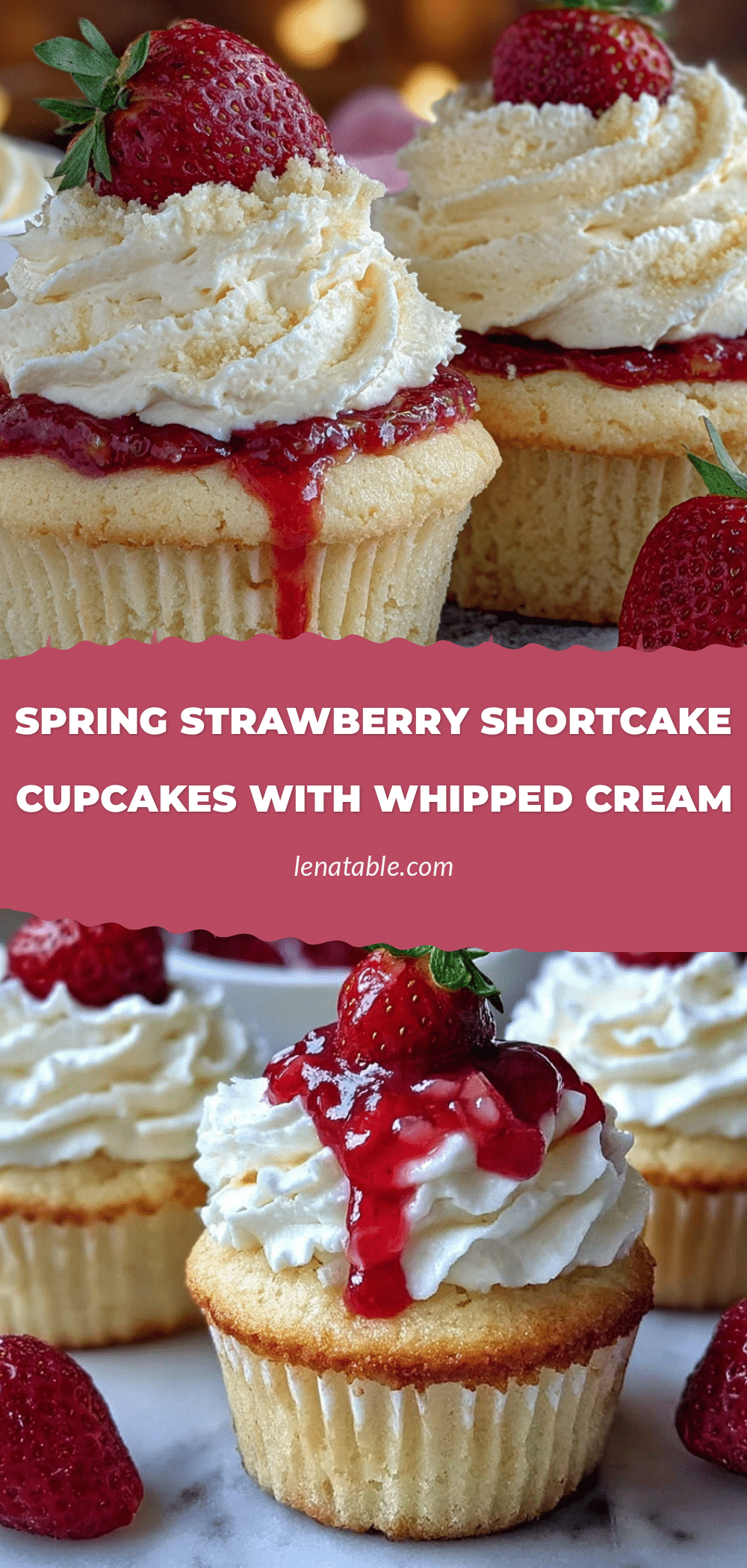 strawberry shortcake cupcakes recipe