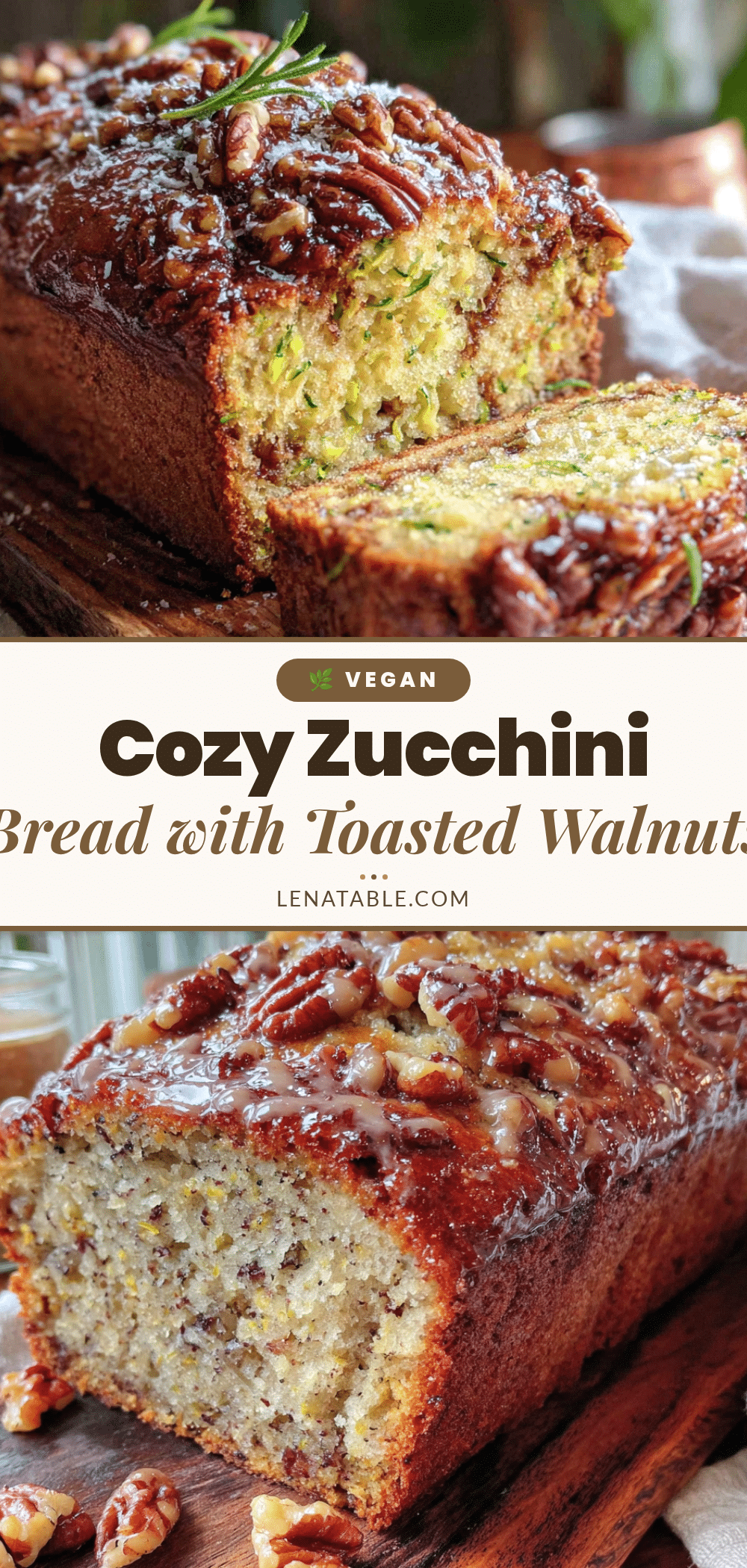zucchini bread with toasted walnuts recipe