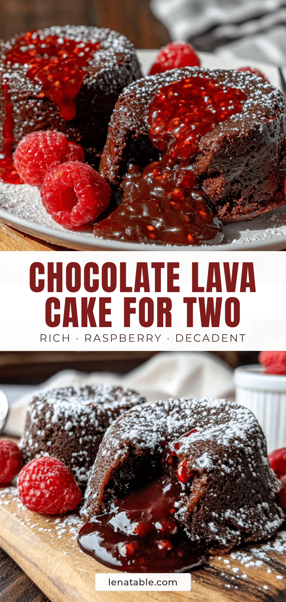 chocolate lava cake for two recipe