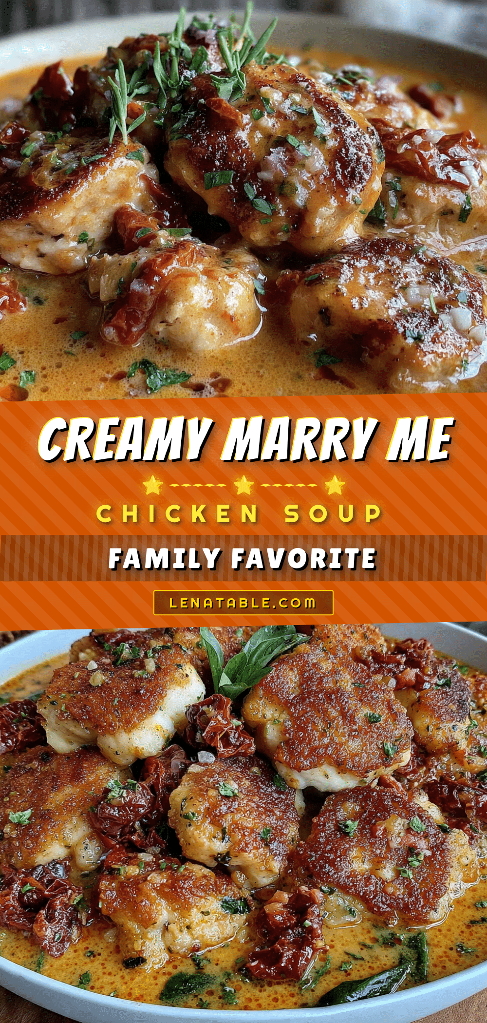 creamy marry me chicken soup recipe
