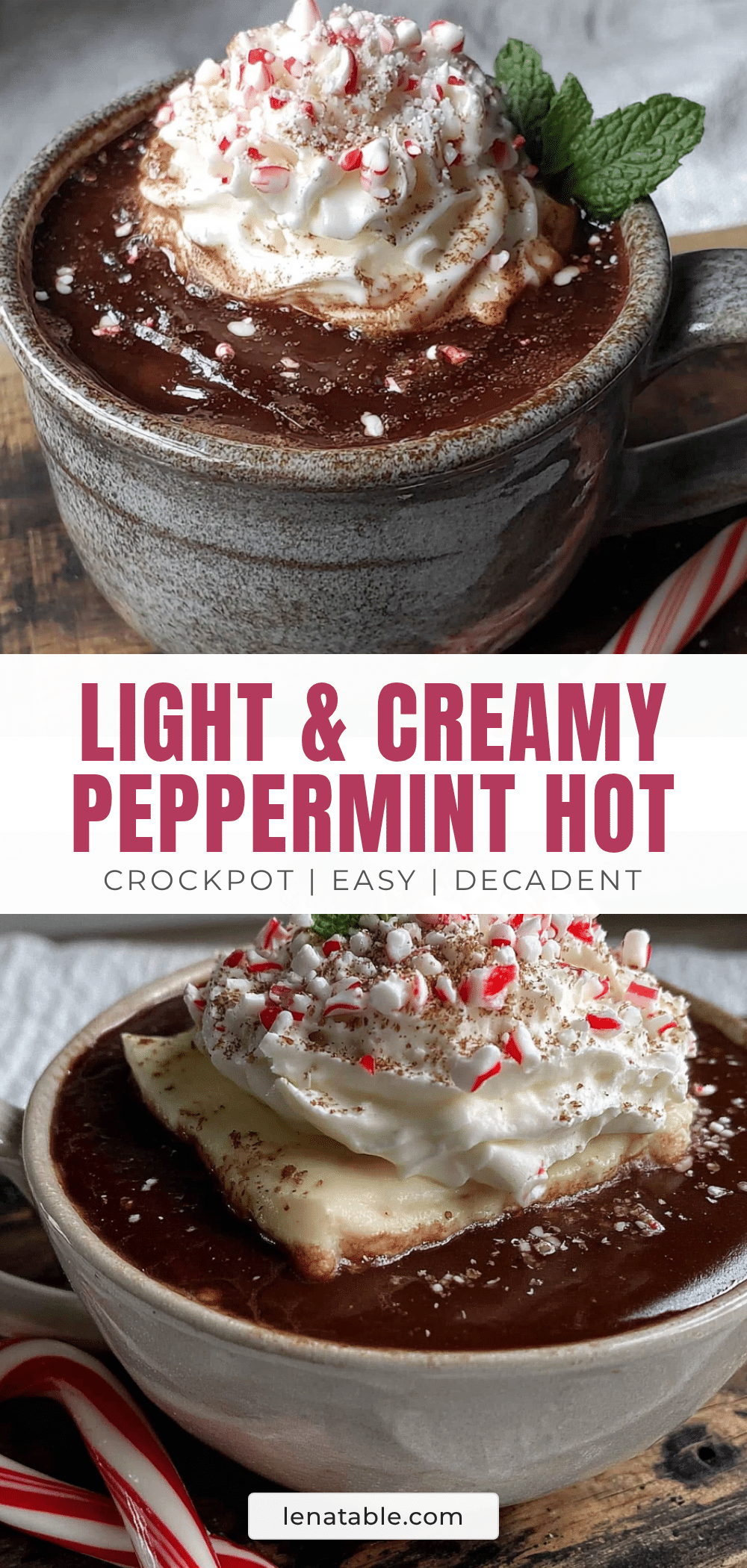 crockpot peppermint hot chocolate recipe