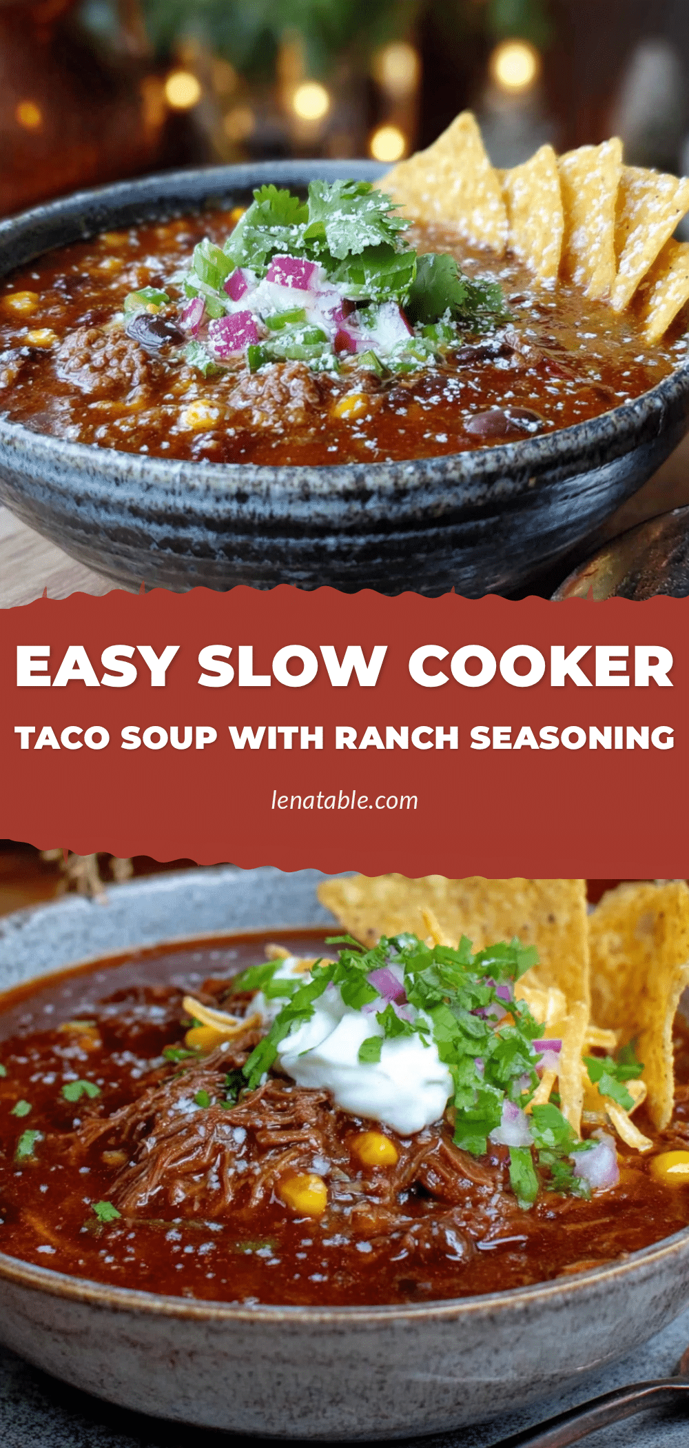 easy slow cooker taco soup with ranch seasoning recipe