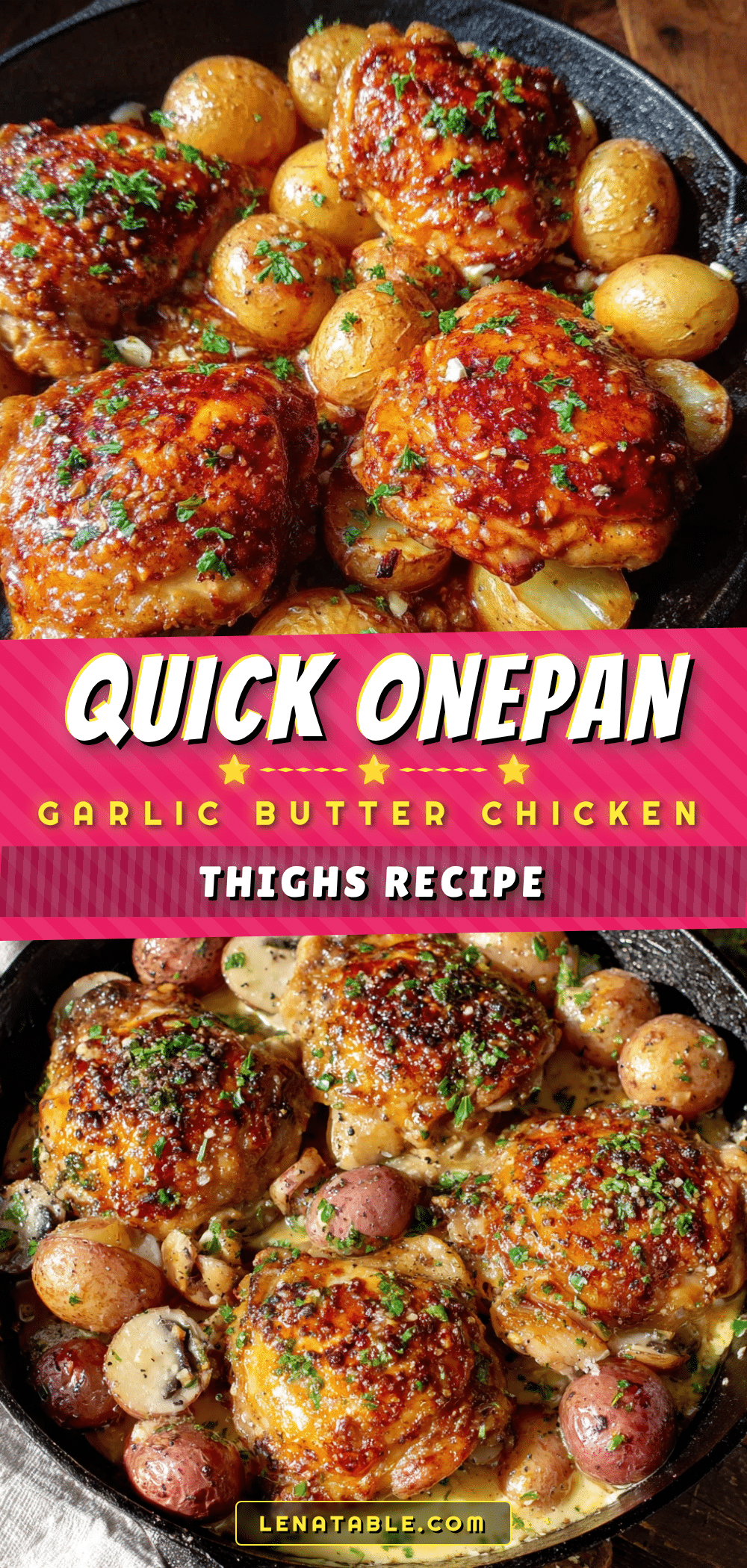garlic butter chicken thighs recipe