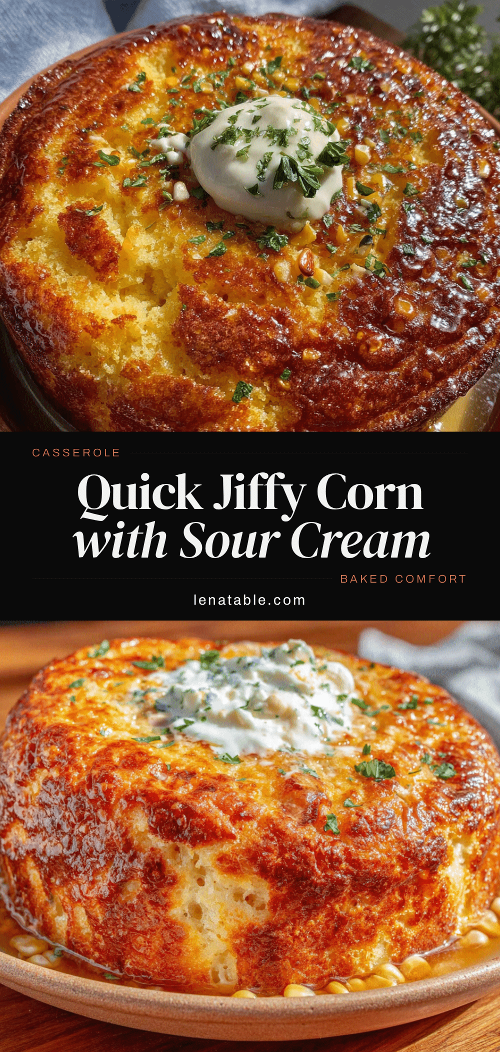 jiffy corn casserole with sour cream recipe