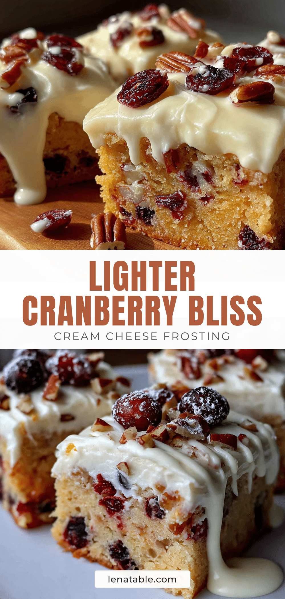 lighter copycat cranberry bliss bars recipe