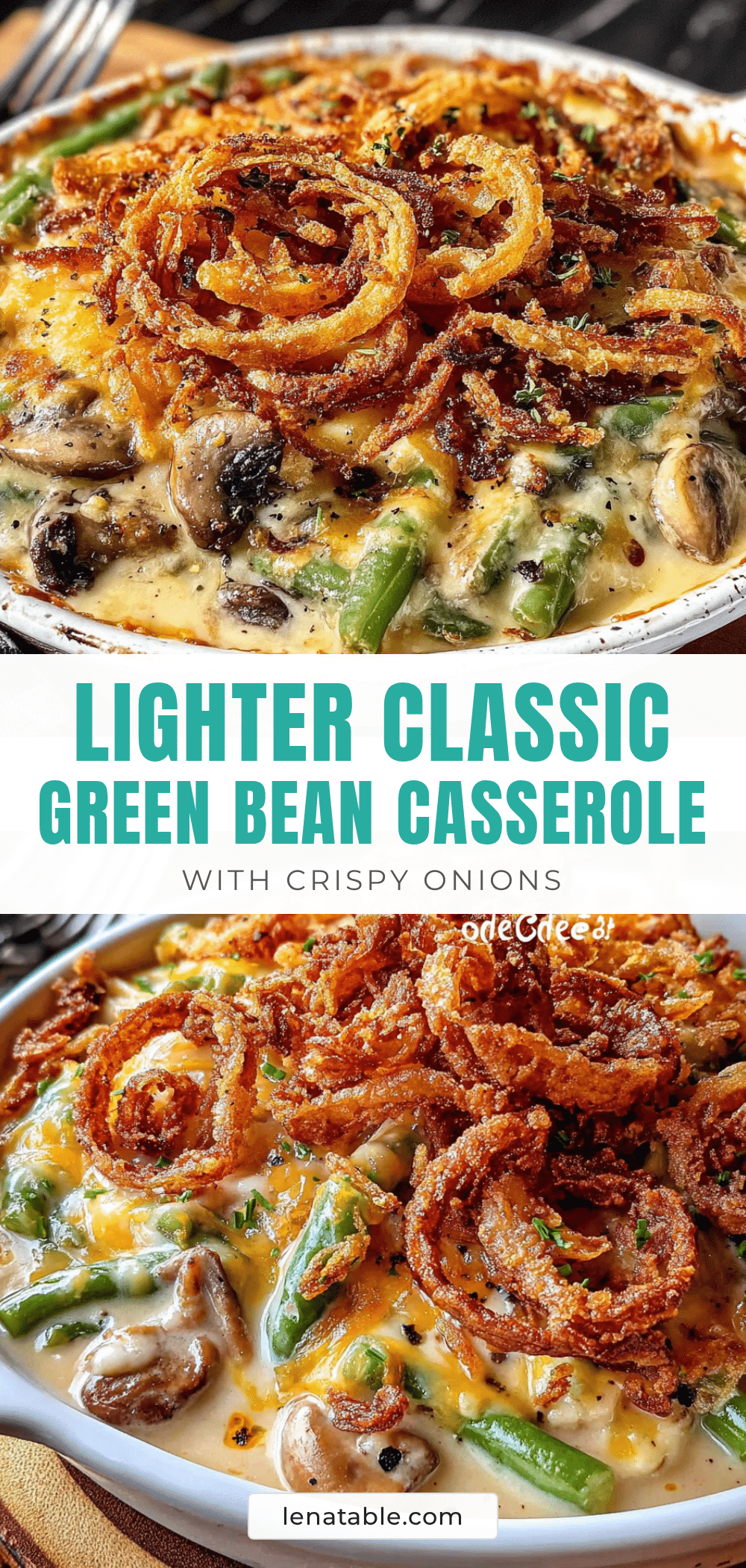 lighter green bean casserole recipe