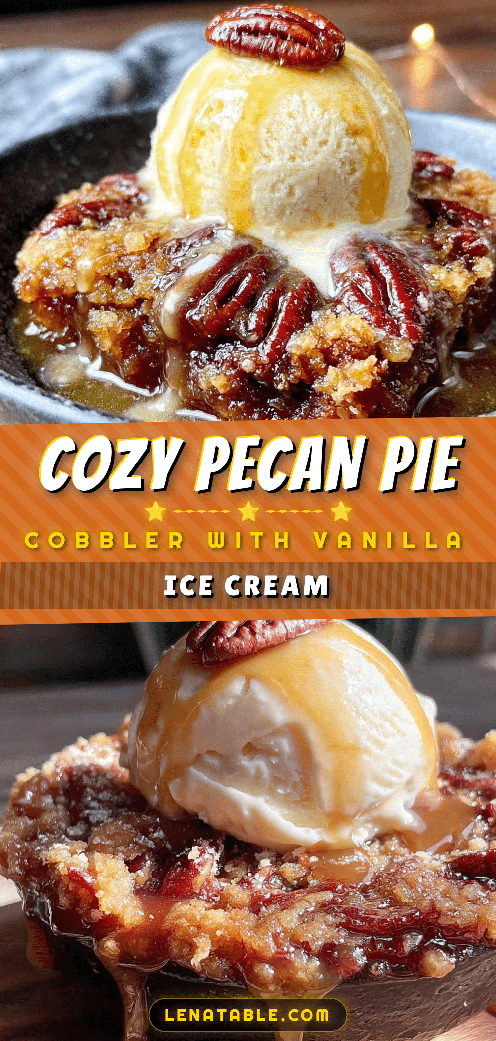 Pecan pie cobbler recipe