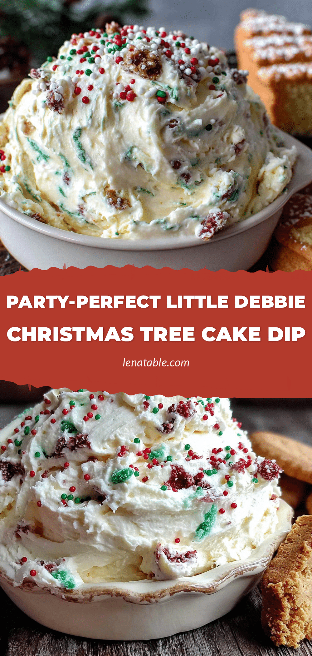 Little Debbie Christmas Tree Cake Dip recipe